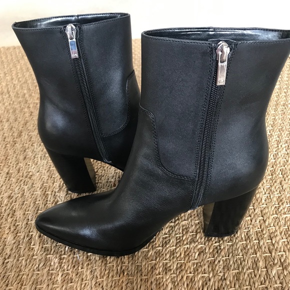 NEW Marc Fisher Giana Leather Pointed Boots 8.5 - Picture 4 of 11